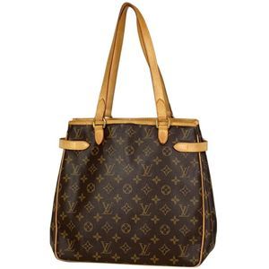Louis Vuitton Batignolles Vertical Shoulder Bag Monogram Brown